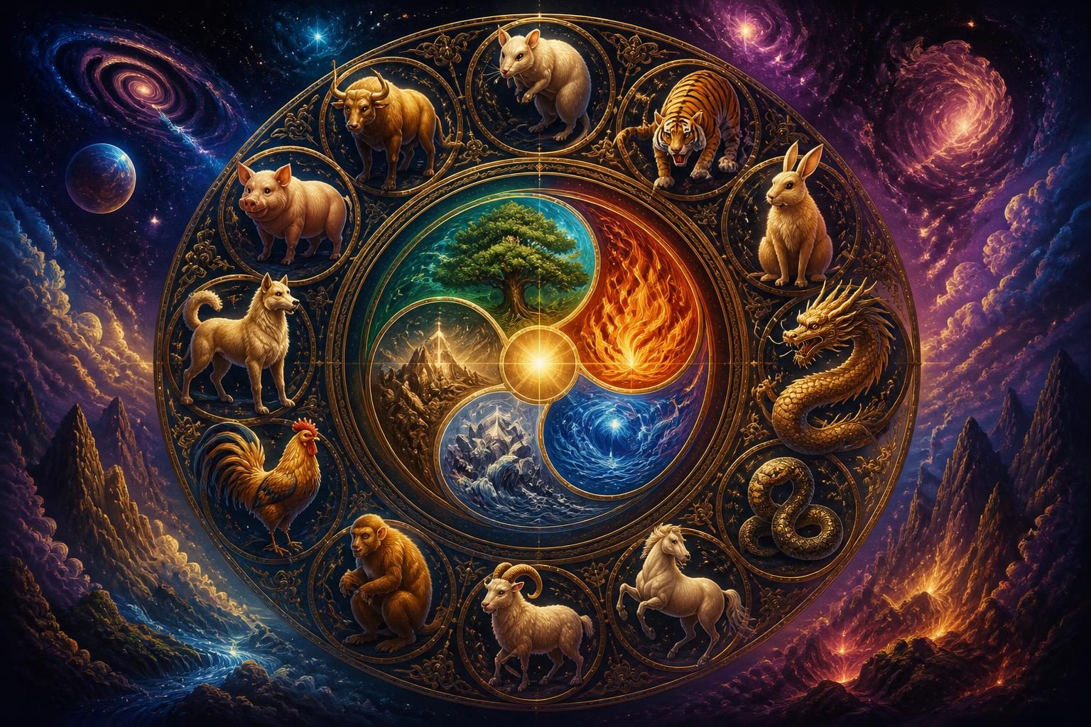 Chinese Zodiac: Elements & Your Year's Fortune