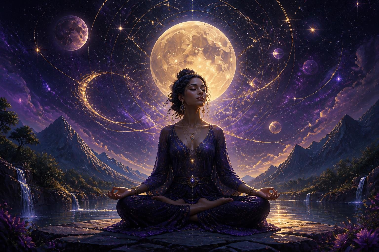 Lunar Cycles and Self-Care: A Moon Meditation Ritual